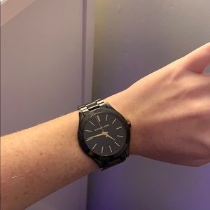 Black Michael Kors Watch.